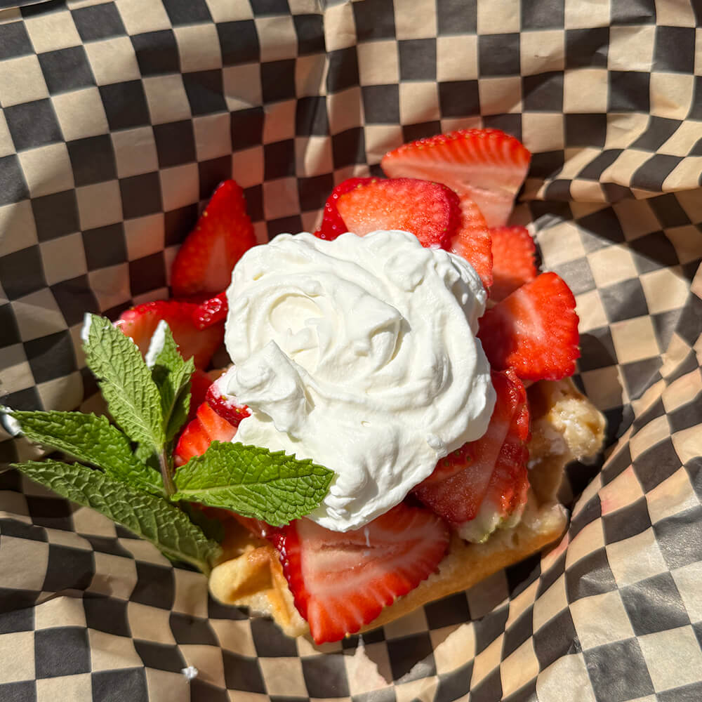 Belgian Liege waffle